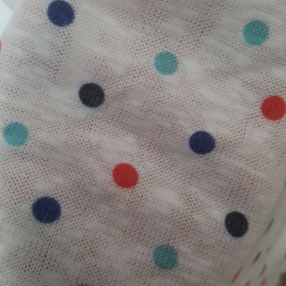 Women's Casual Philosophy Open Back Dot Top sz Small runs big - Picture 6 of 6